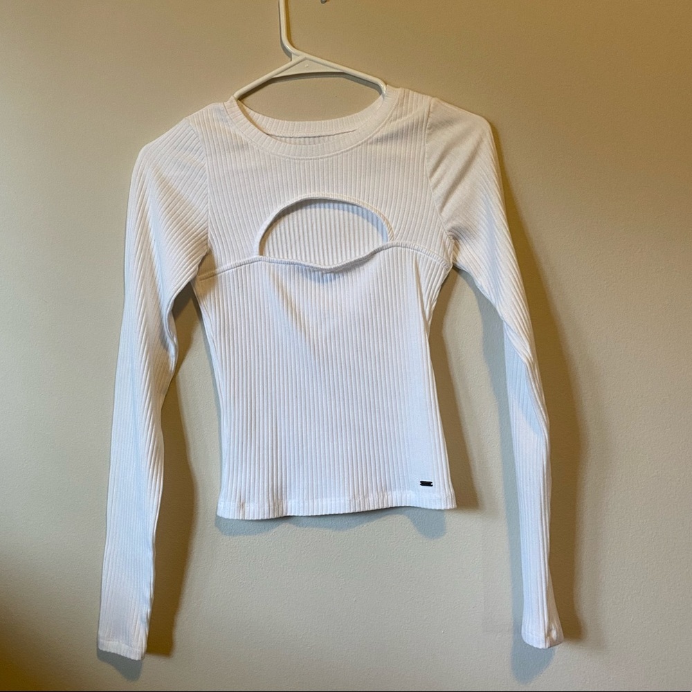 White Hollister Long Sleeve